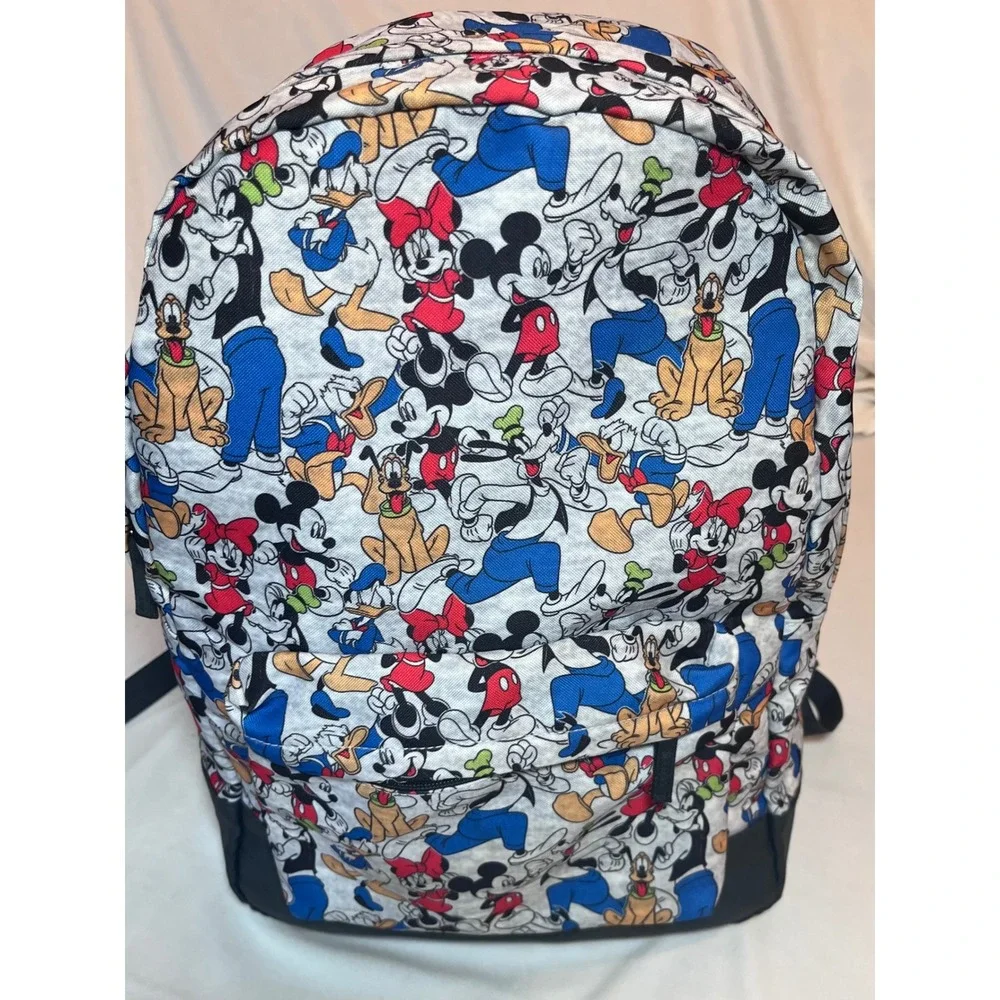 Disney Mickey and Friends Backpack Unisex One Size Multicolor Retro Style